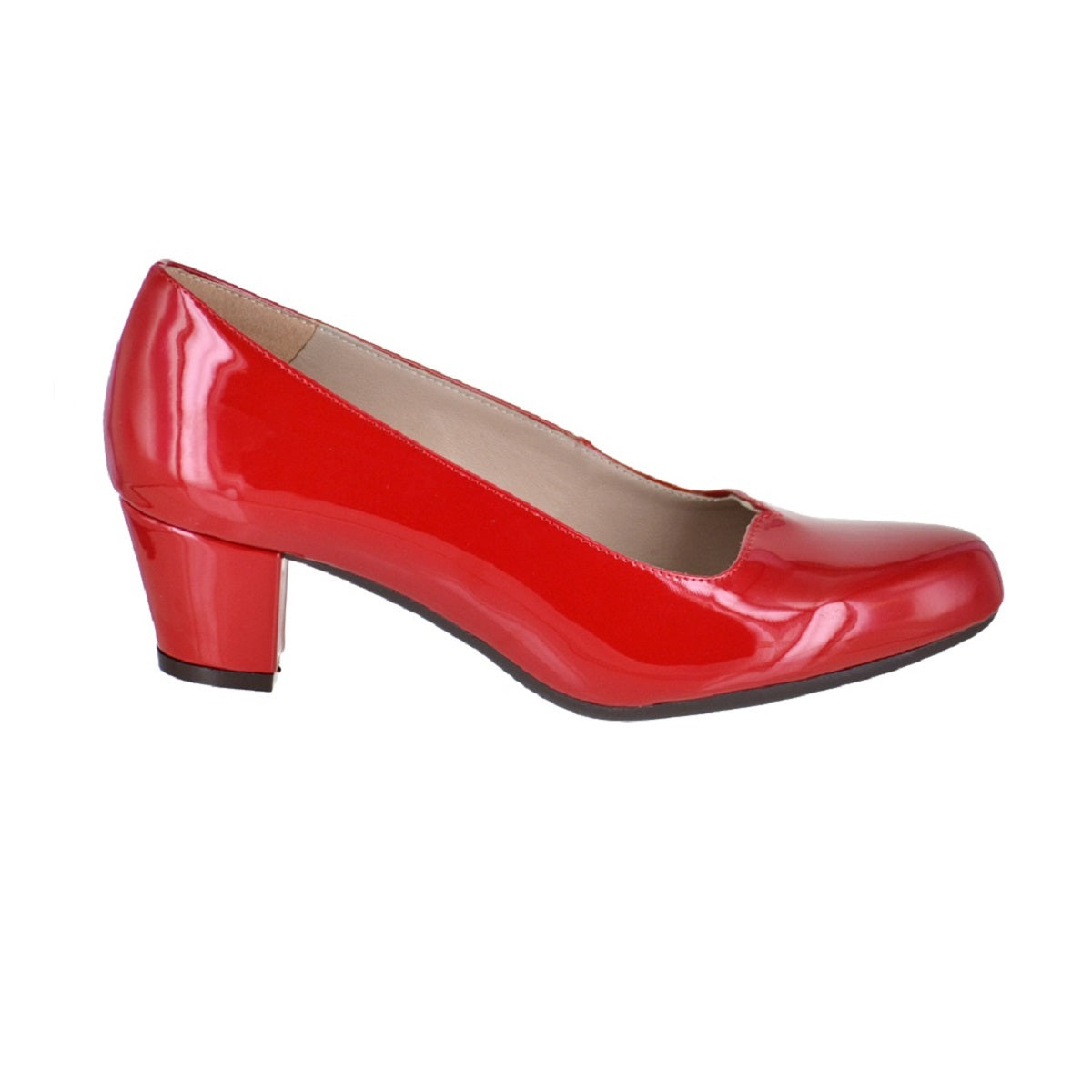 Zapatilla lisa de charol