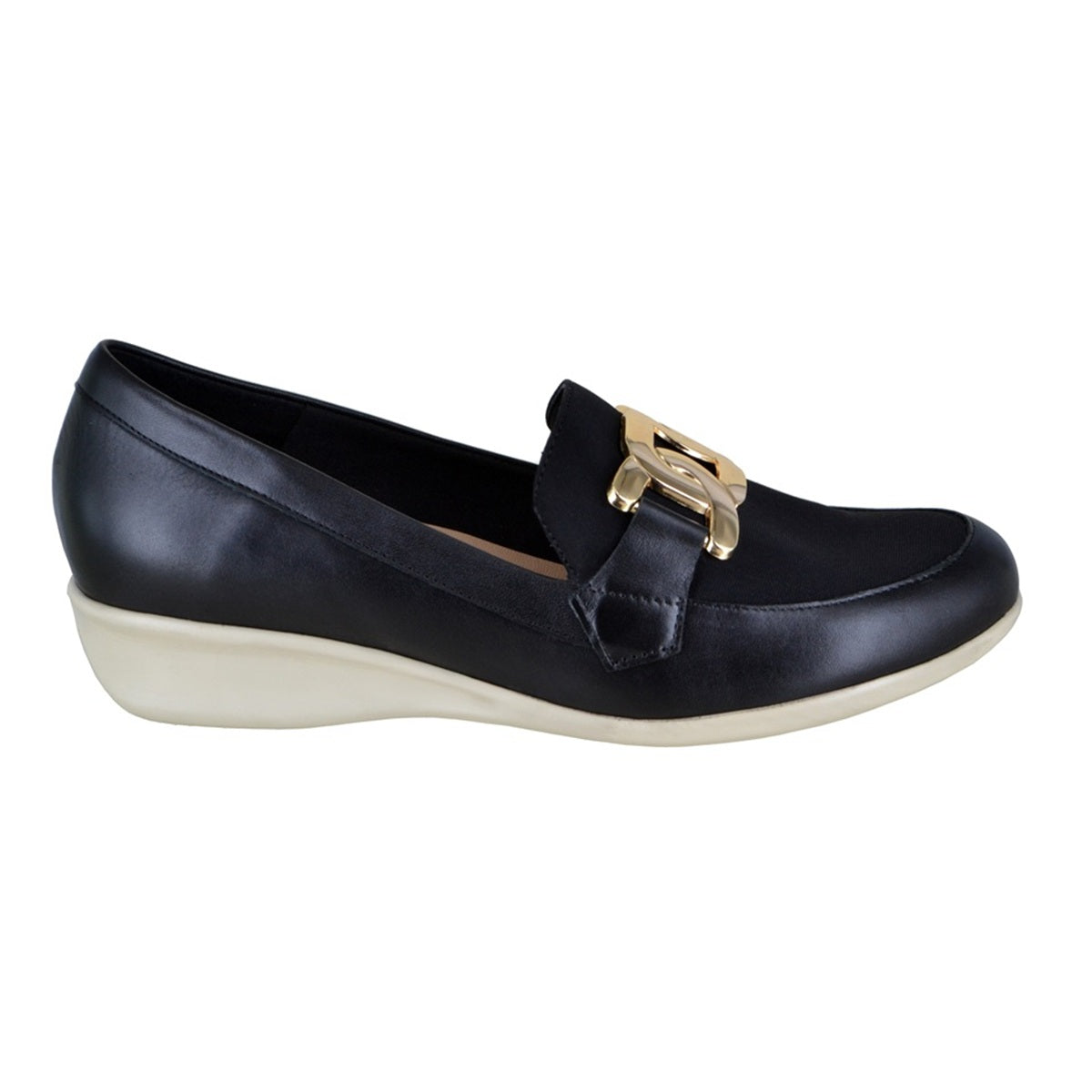 Mocasín moderno con hebilla