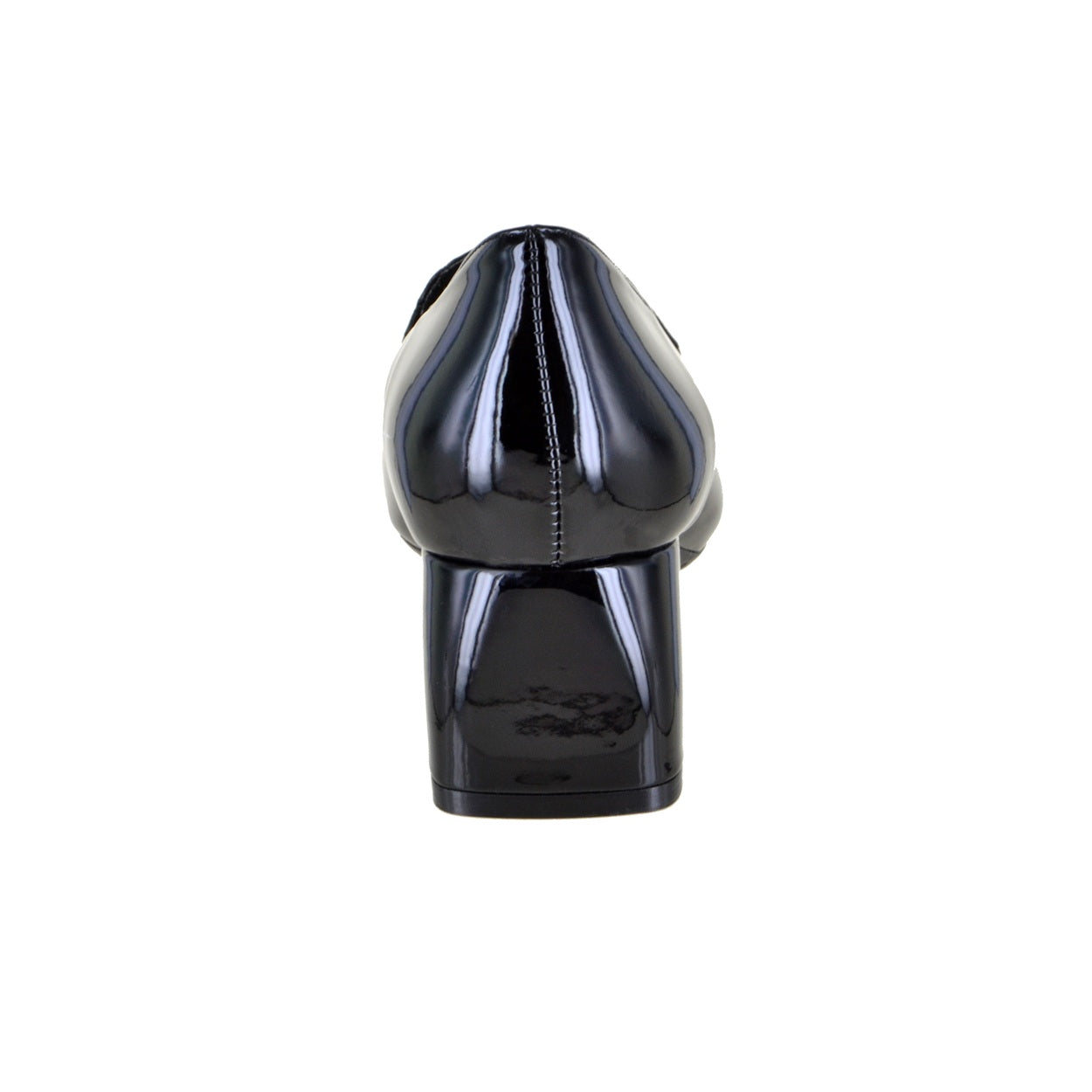 Zapatilla de piel tipo croco y charol