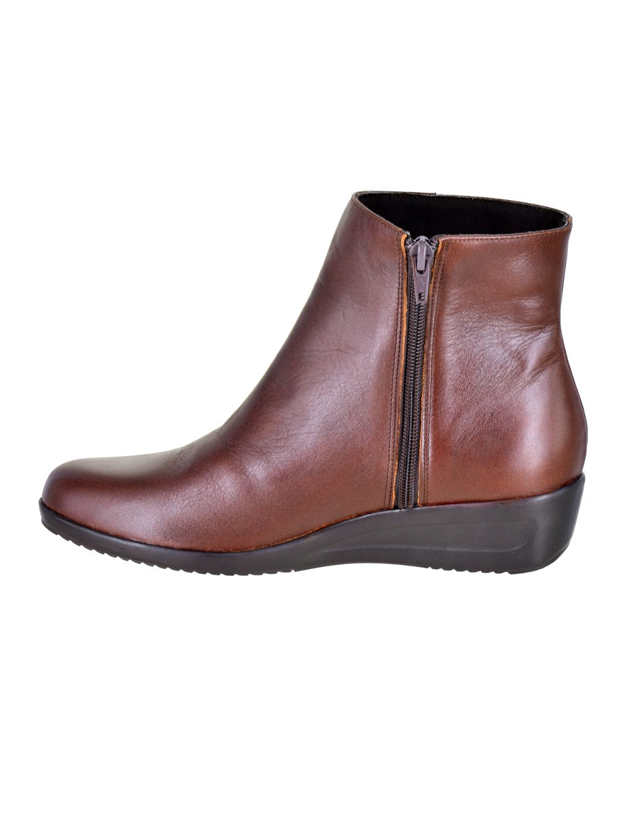 Botín clásico de piel