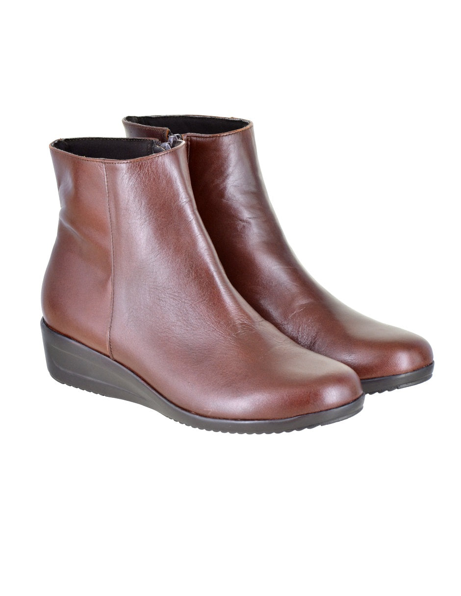 Botín clásico de piel