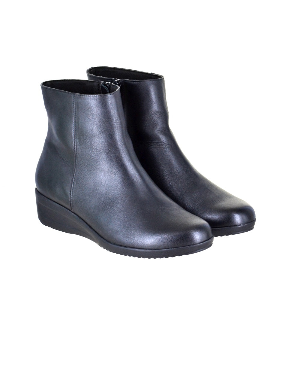 Botín clásico de piel