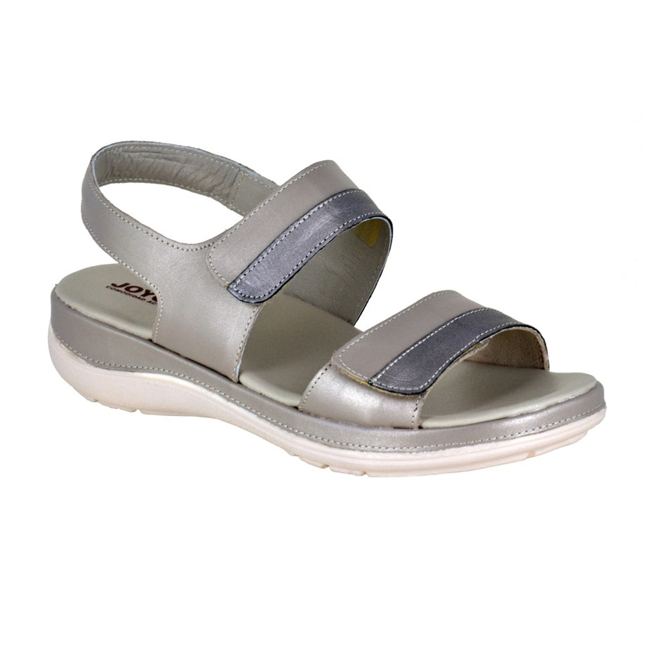 Sandalia combinada con doble ajuste