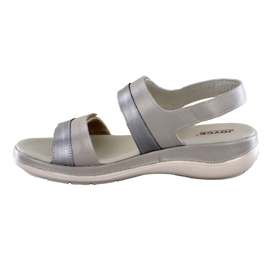 Sandalia combinada con doble ajuste