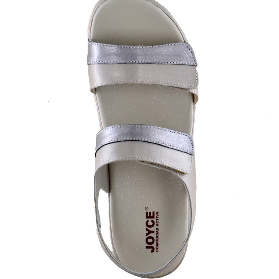 Sandalia combinada con doble ajuste