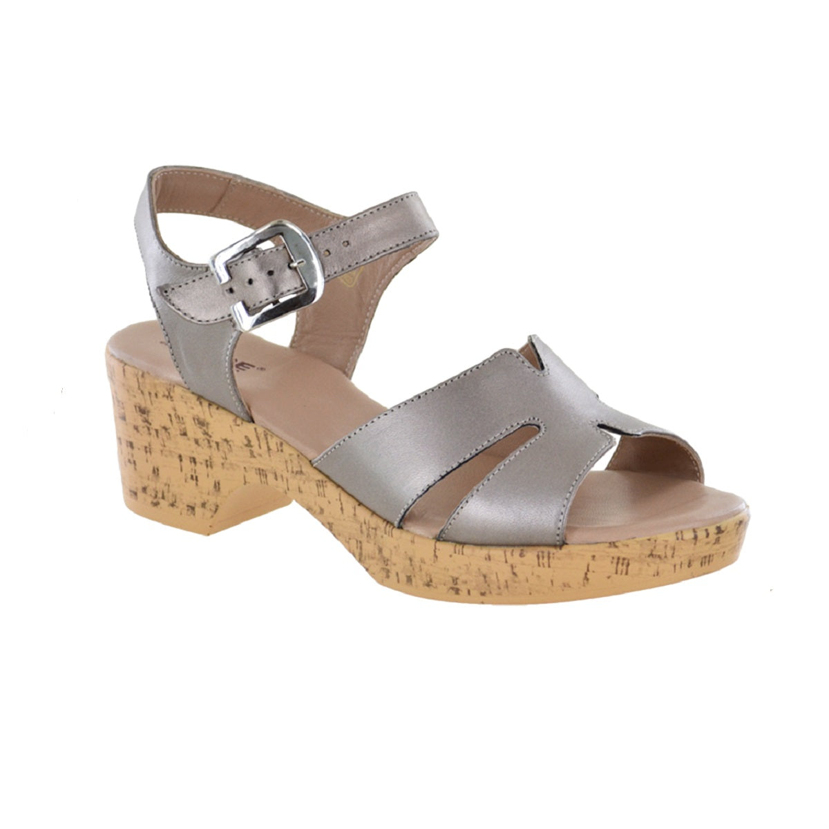 Sandalia en plataforma tipo corcho