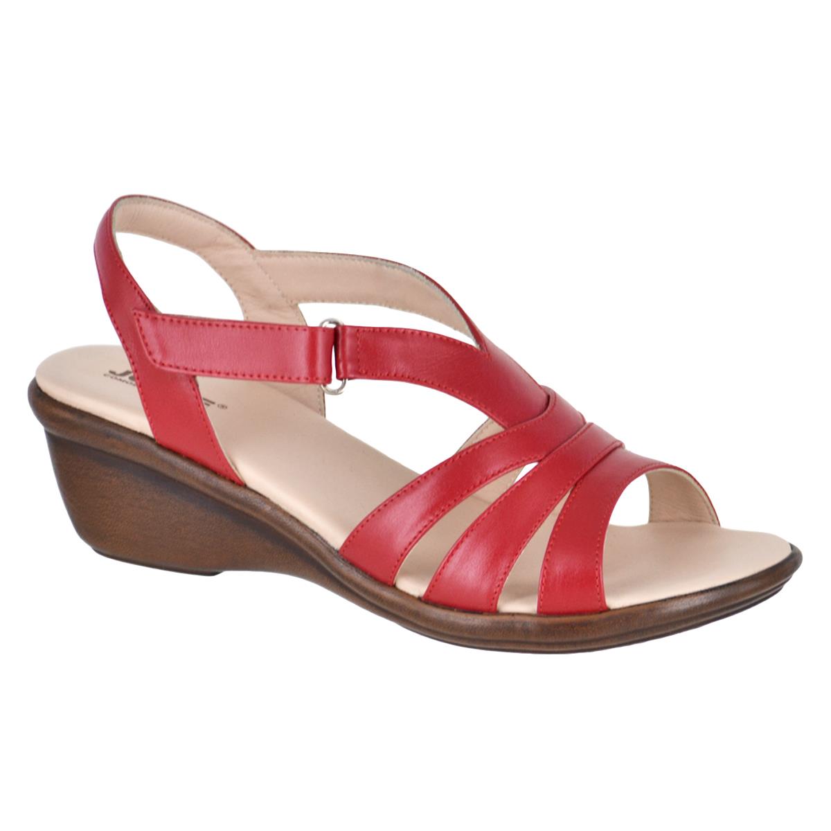 Sandalia plataforma con ajuste de velcro