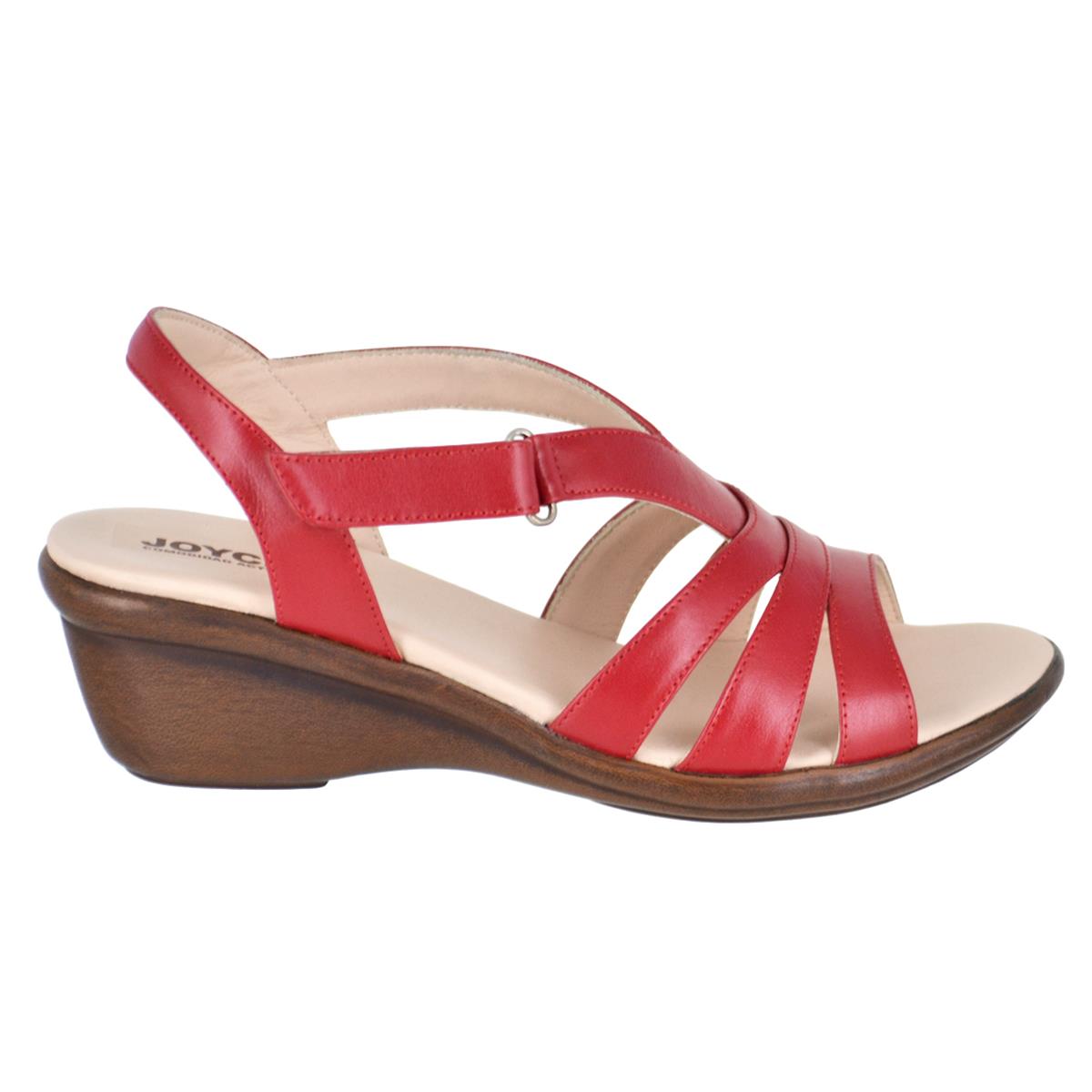 Sandalia plataforma con ajuste de velcro