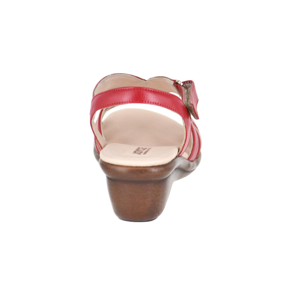 Sandalia plataforma con ajuste de velcro