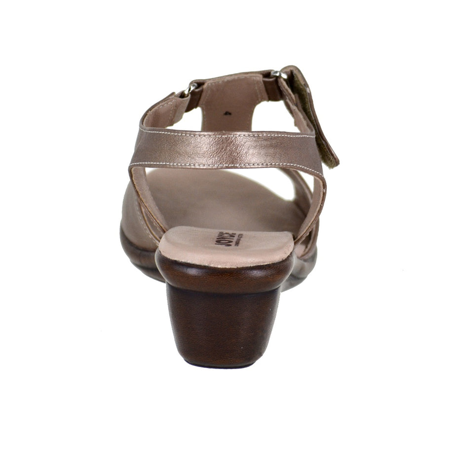 Sandalia plataforma con ajuste de velcro