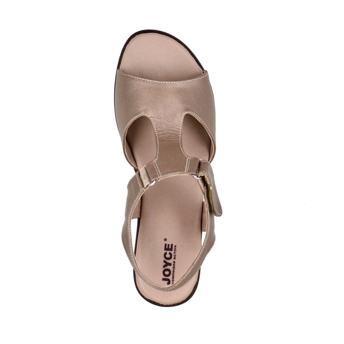 Sandalia plataforma con ajuste de velcro