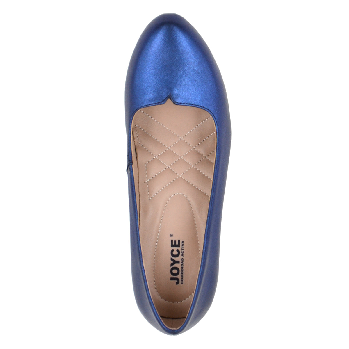 Zapatilla lisa de piel