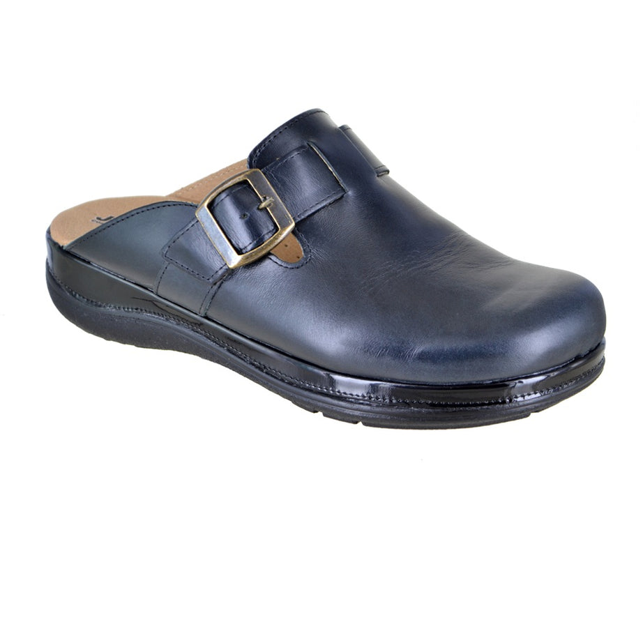 Mule Casual de Piel con Ajuste