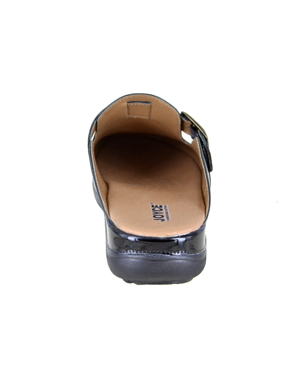 Mule Casual de Piel con Ajuste