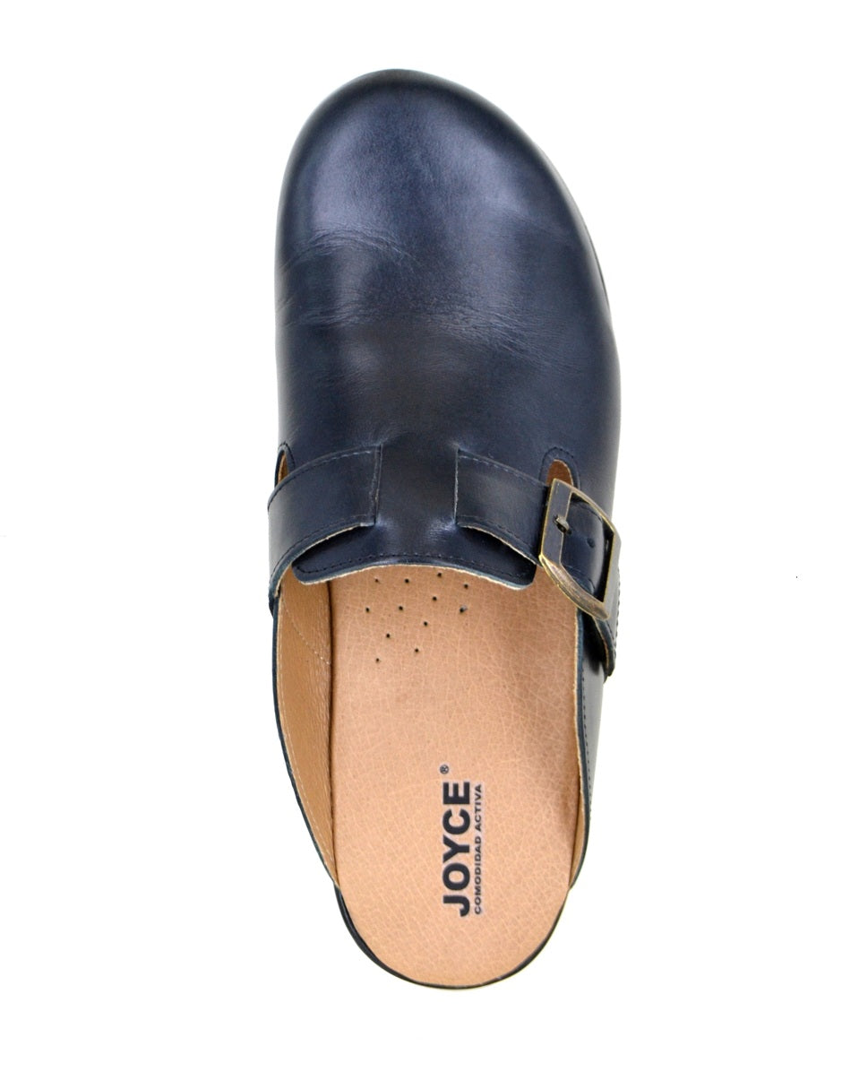 Mule Casual de Piel con Ajuste