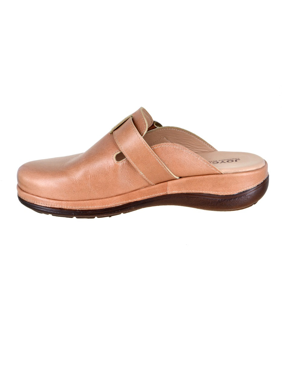 Mule Casual de Piel con Ajuste