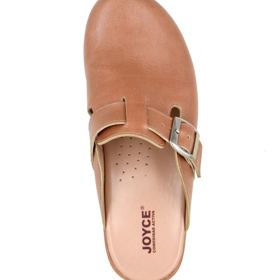 Mule Casual de Piel con Ajuste