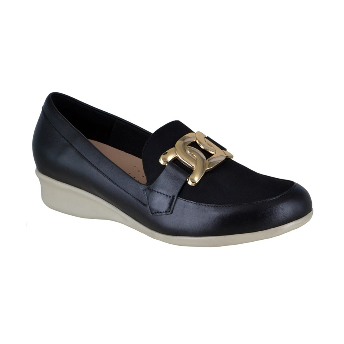 Mocasín moderno con hebilla