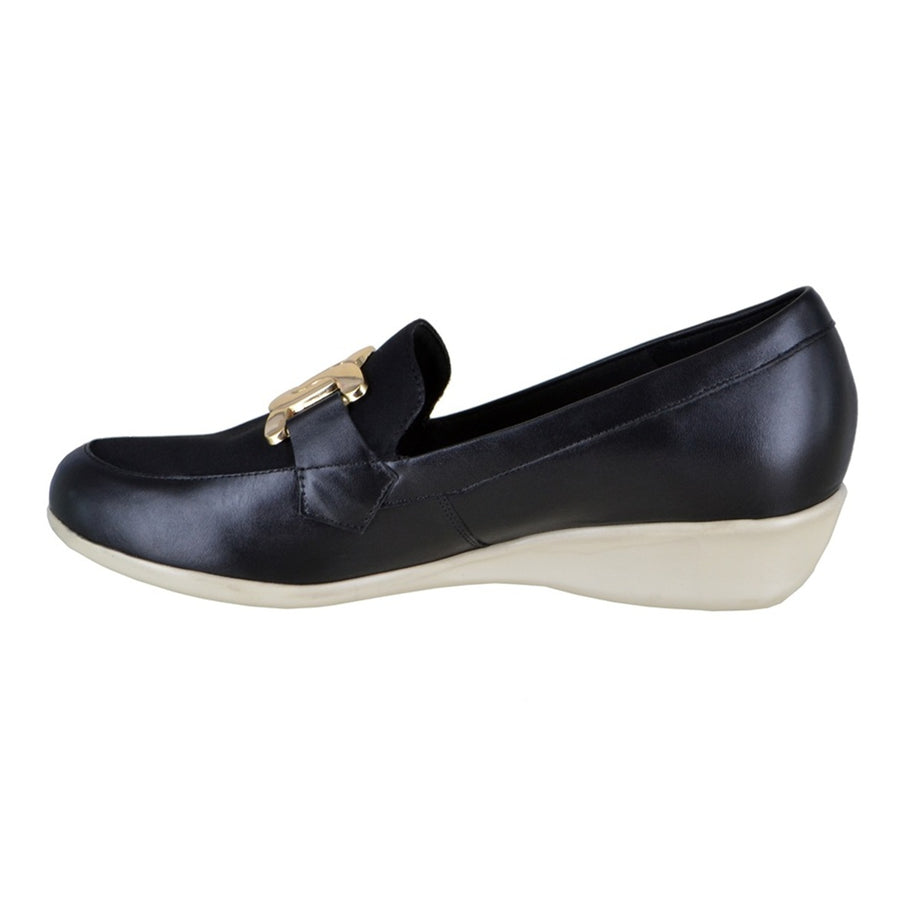 Mocasín moderno con hebilla