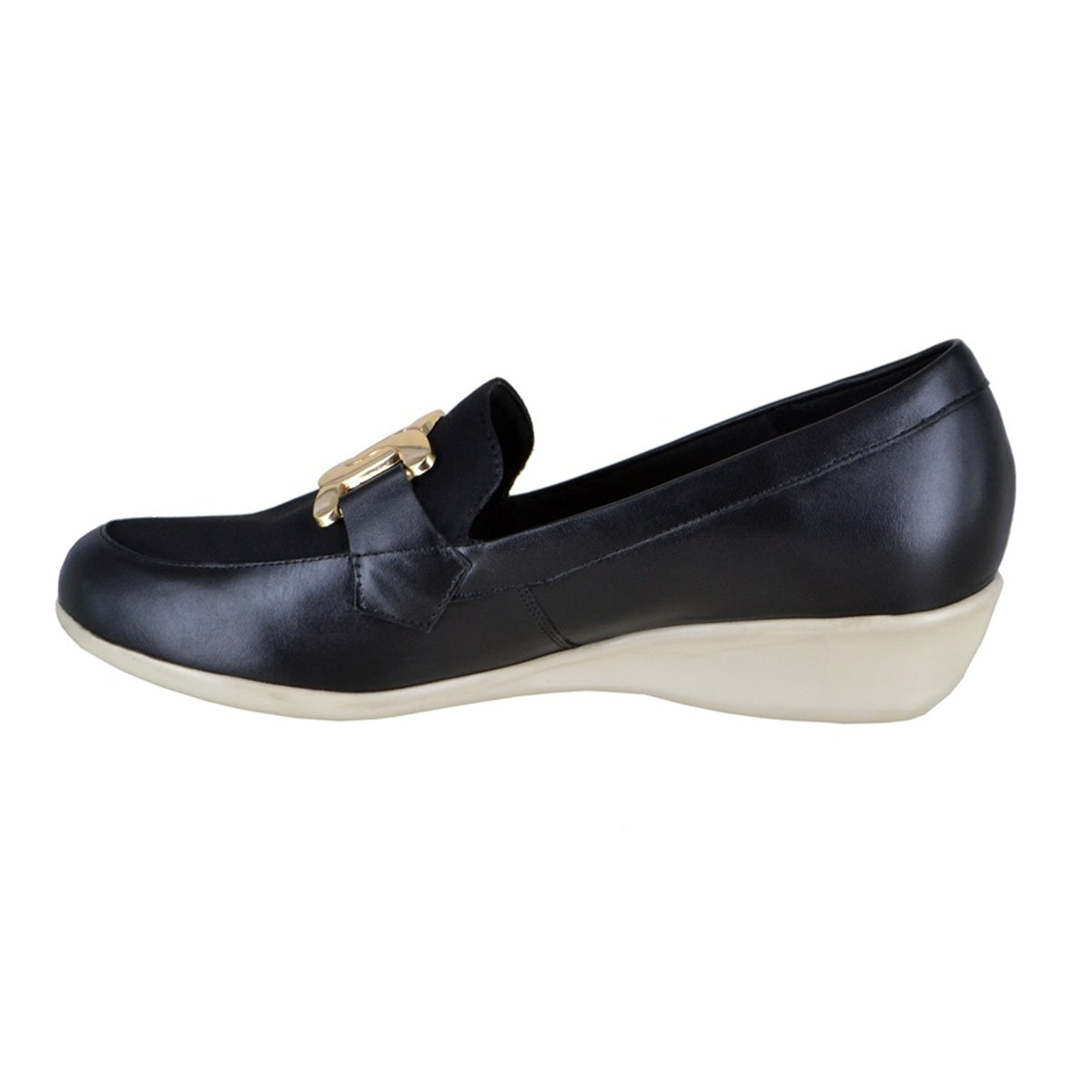 Mocasín moderno con hebilla