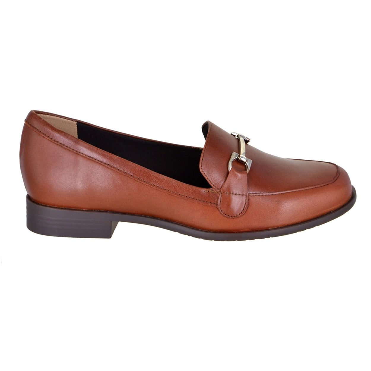 Mocasín de piel con herraje