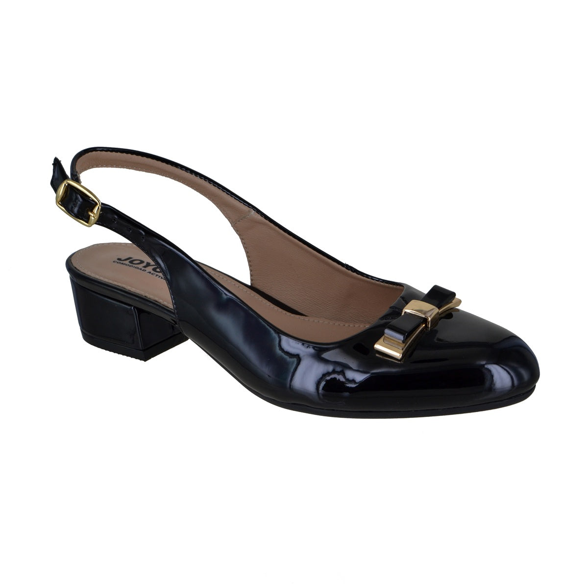 Zapatilla destalonada con elástico oculto