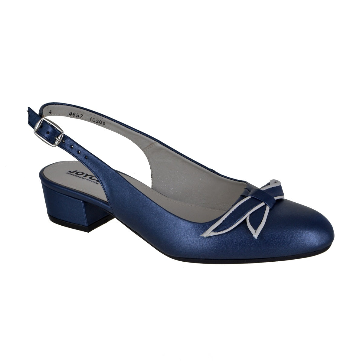 Zapatilla destalonada con elástico oculto