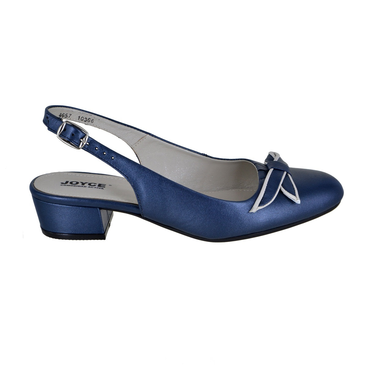 Zapatilla destalonada con elástico oculto