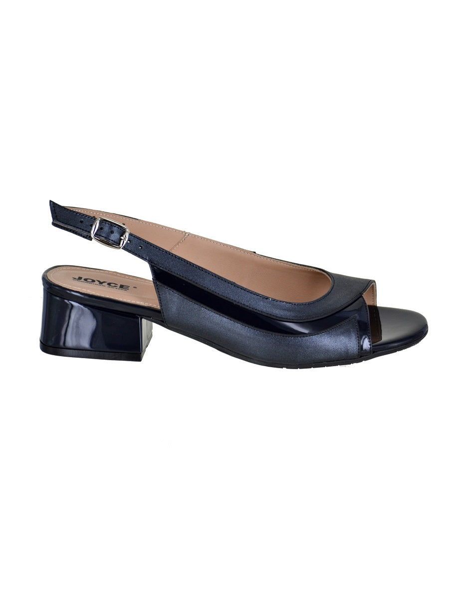 Sandalia de piel tipo Slingback