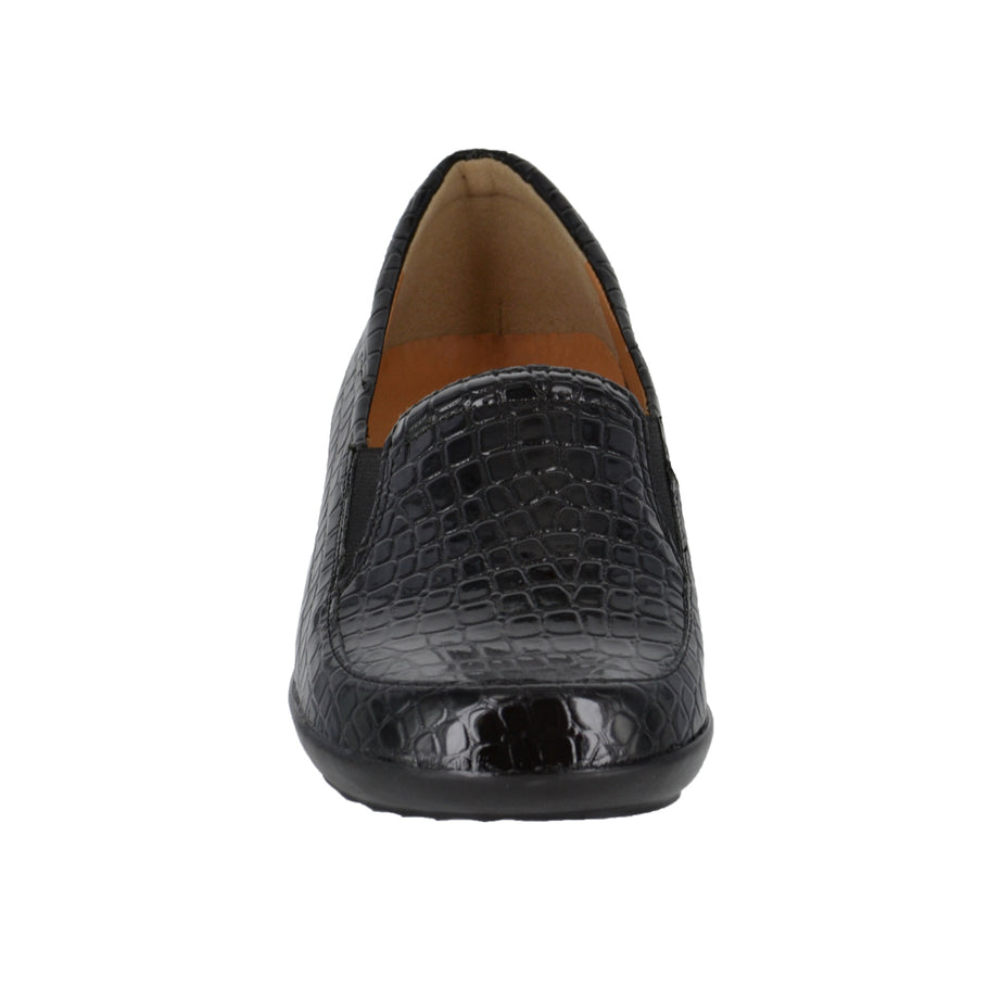 Mocasín casual texturizado - negro