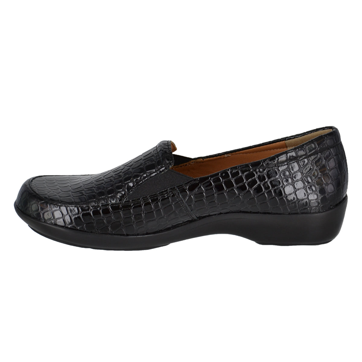 Mocasín casual texturizado - negro
