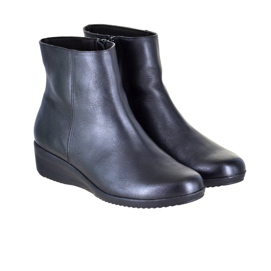 Botín clásico de piel