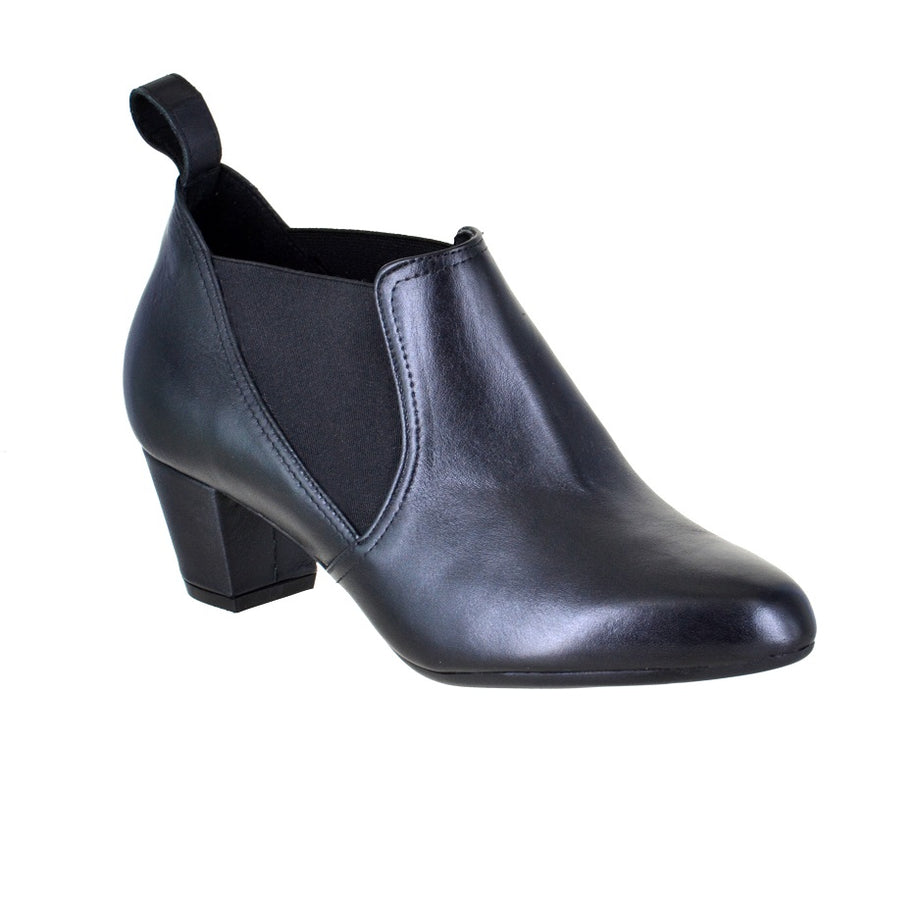 Botín de tacón medio tipo chelsea