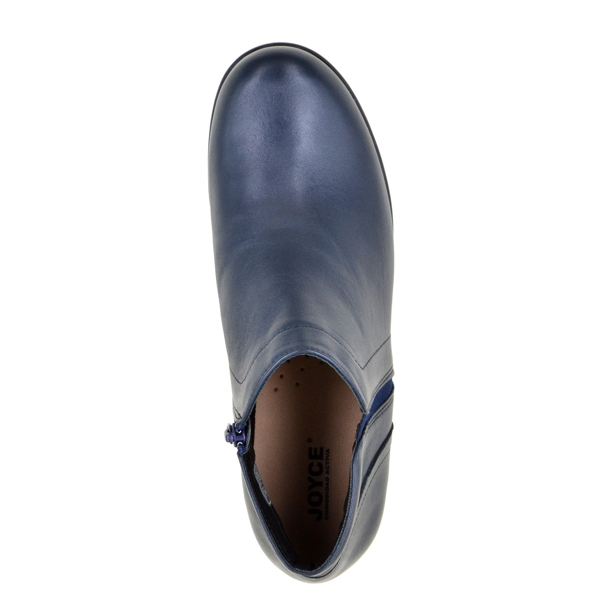 Botín de piel en plataforma