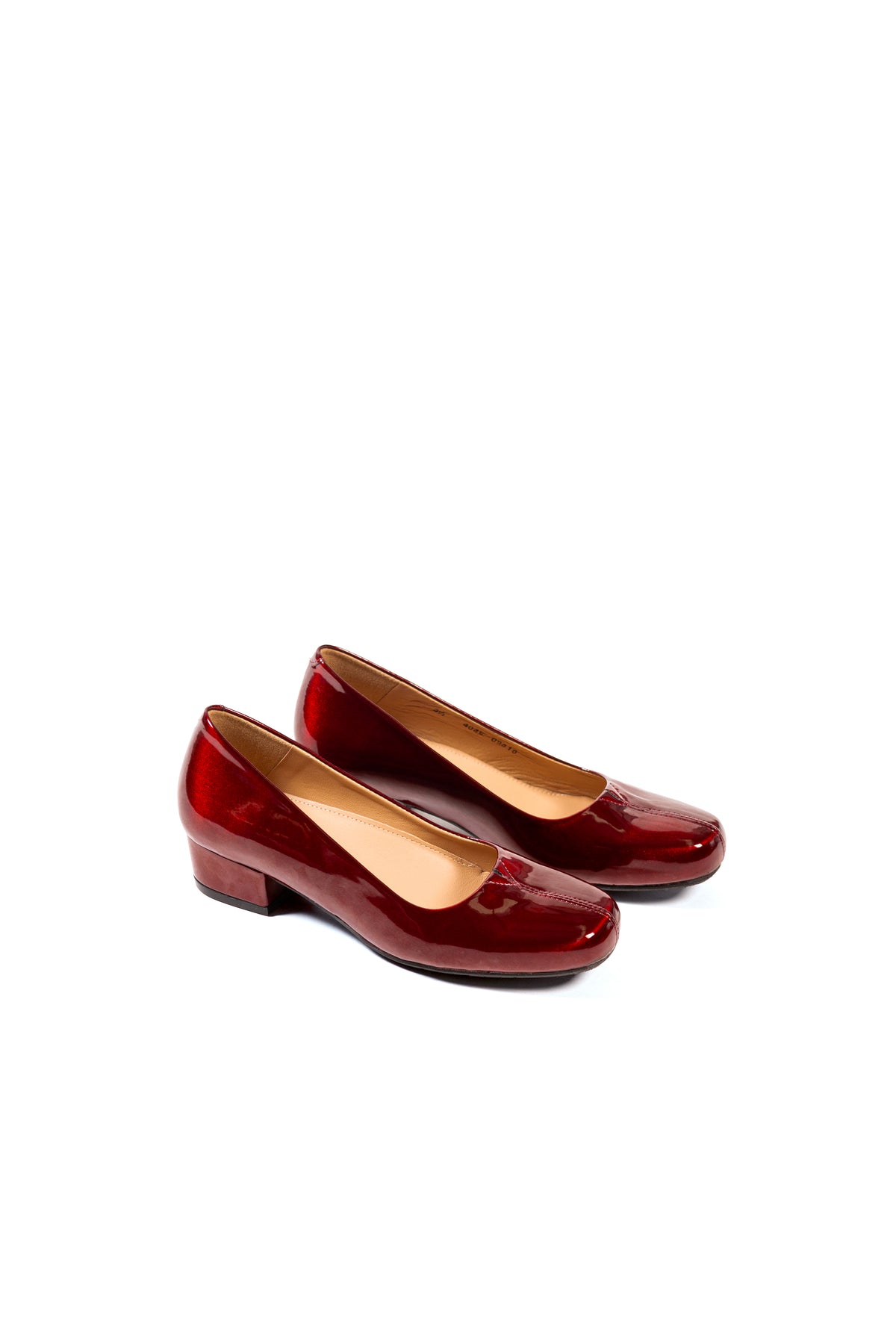 Zapato de vestir con elástico oculto - vino